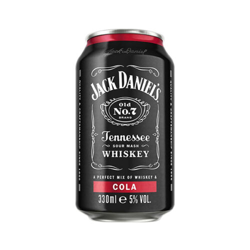 jack daniel's & cola can 330ml