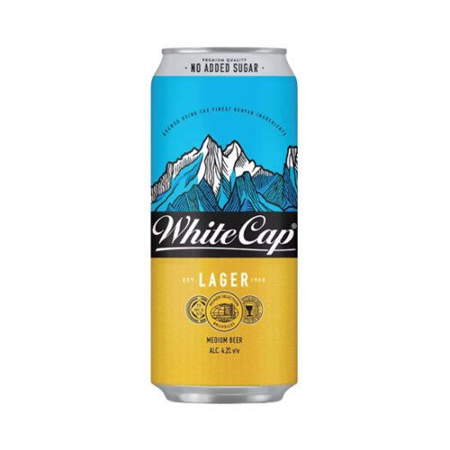 white cap can 500ml